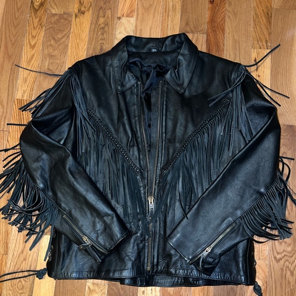 2x Lady’s Leather Jacket Awesome Bikers heavy.    Very nice really heave - Picture 10 of 14
